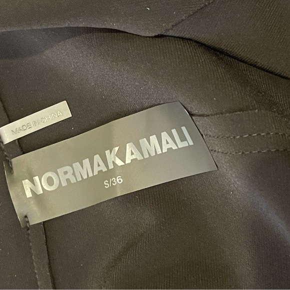 NWT Norma Kamali Sleeveless Single Breasted Long Jacket Vest Buttons Blazer - Picture 7 of 12